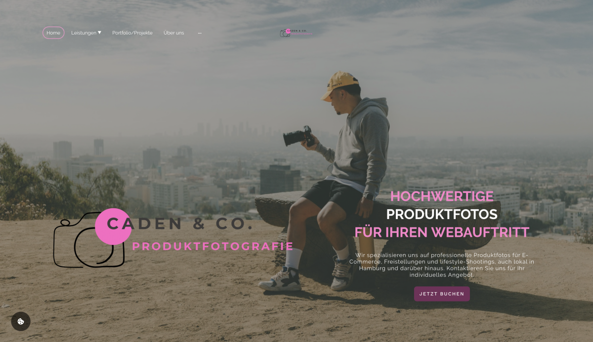 Webseite für Caden & Co.